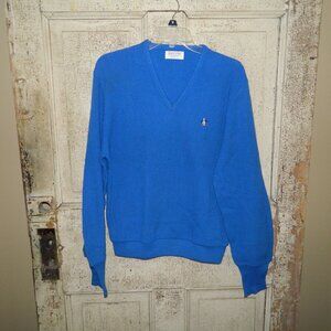 Vintage Grand Slam Penquin Munsingwear V Neck Sweater Sz L (E-3)